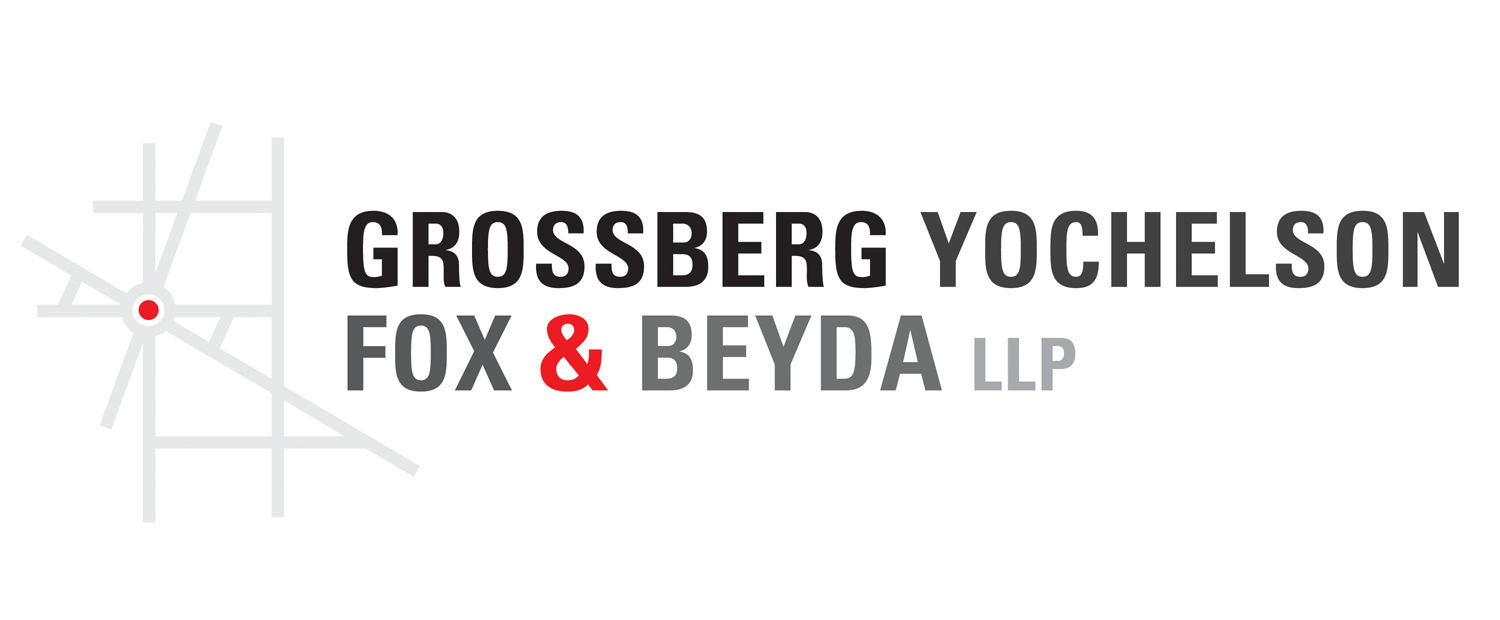 Grossberg Yochelson Fox & Beyda logo designed by DLS Design