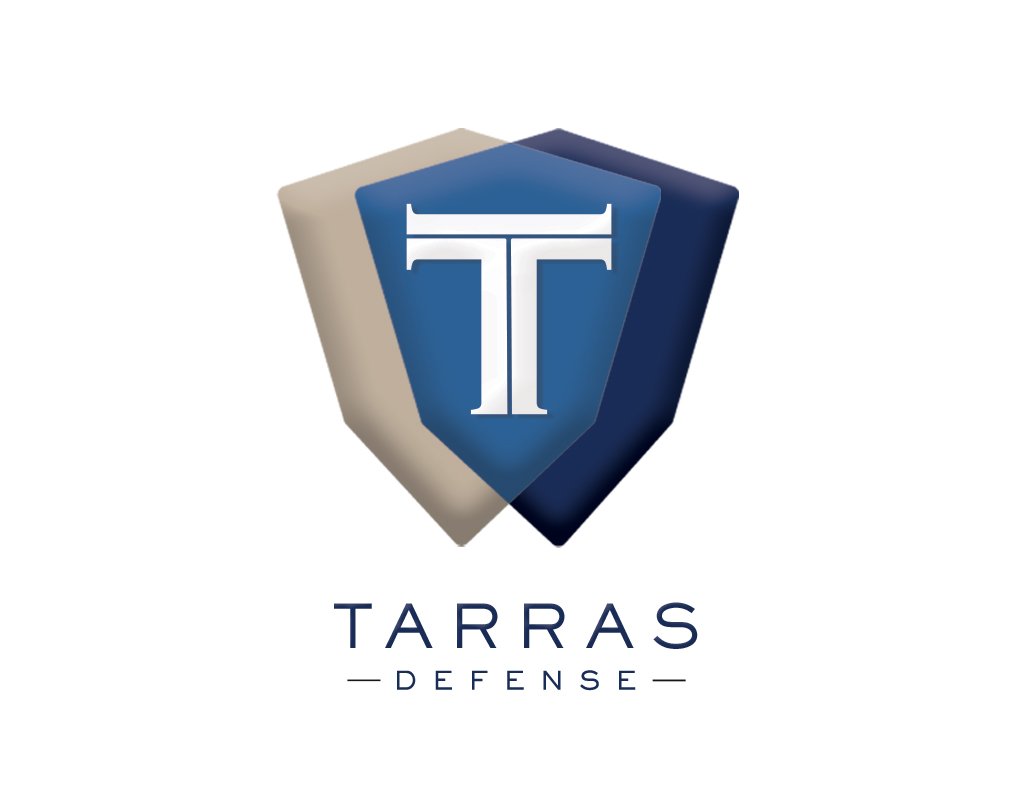 Tarras Defense law firm logo designed by DLS Design